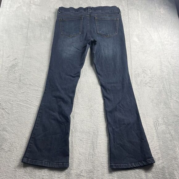 Democracy Women Jeans Sz 12 Blue Denim Boot Cut AB Technology Dark Wash Stretch - Picture 8 of 10